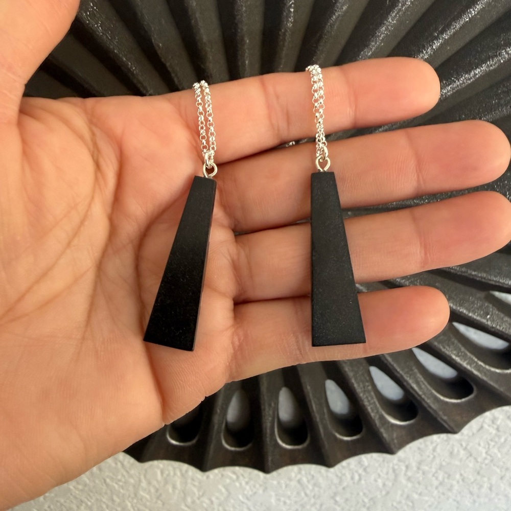 Zuni Multi Stones inlay Pendant Necklace - Picture 3 of 5
